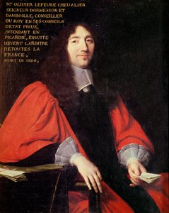 Porträt von Olivier Lefevre (gest. 1686)